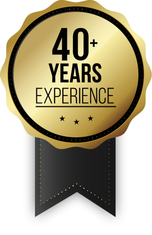 40+ years experience