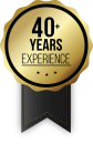 40+ years experience