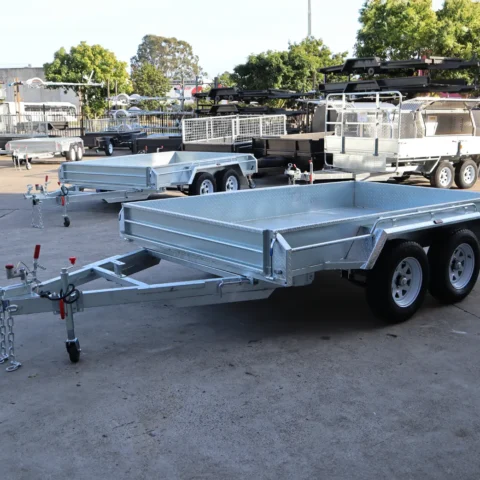10x6 Tandem Galvanised Box Trailer For Sale Full Checker Plate - Trailer for Sale Brisbane — image 2