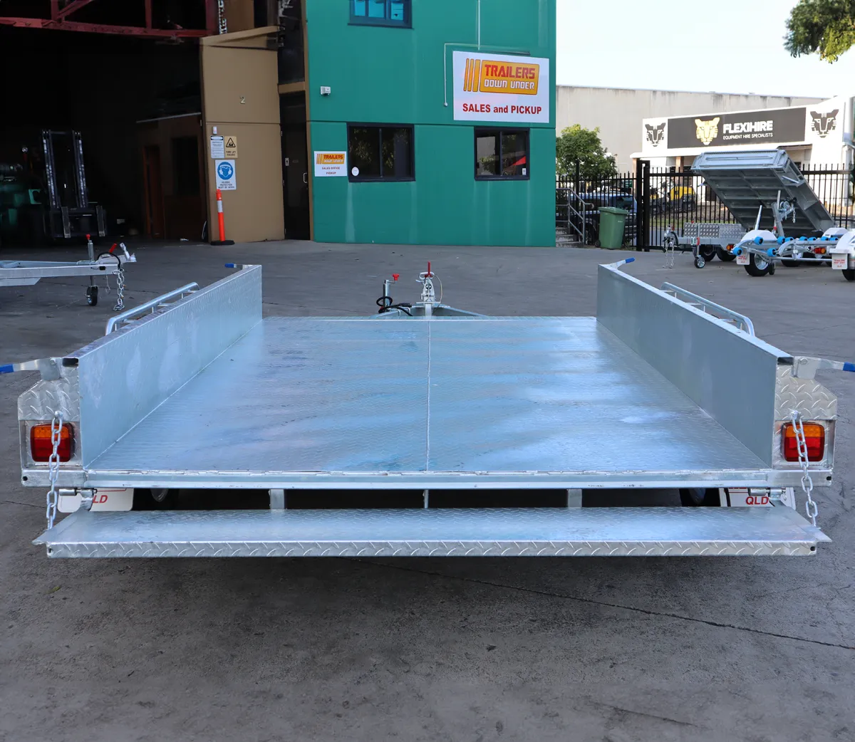 10x6 Tandem Galvanised Box Trailer For Sale Full Checker Plate - Trailer for Sale Brisbane — image 9