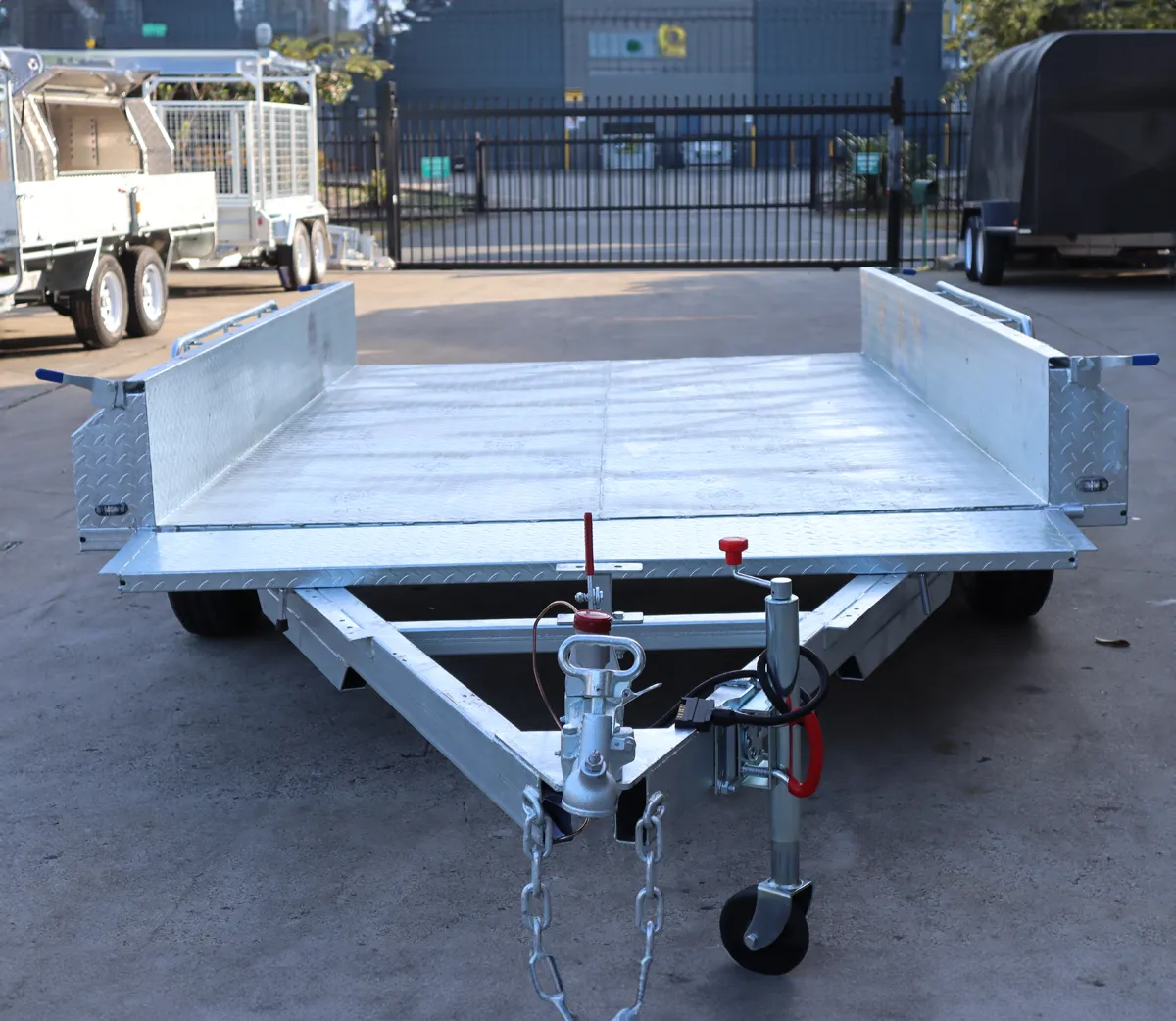10x6 Tandem Galvanised Box Trailer For Sale Full Checker Plate - Trailer for Sale Brisbane — image 10
