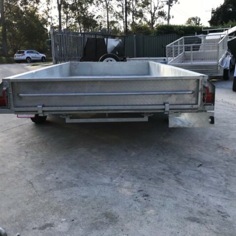 12x6 Tandem Galvanised Box Trailer For Sale Full Checker Plate - Trailer for Sale Brisbane — image 12