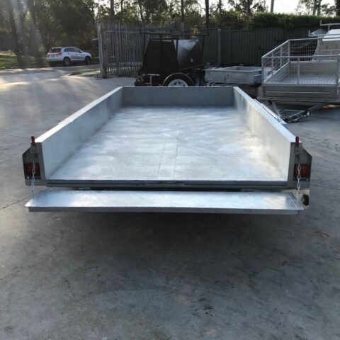 12x6 Tandem Galvanised Box Trailer For Sale Full Checker Plate - Trailer for Sale Brisbane — image 6