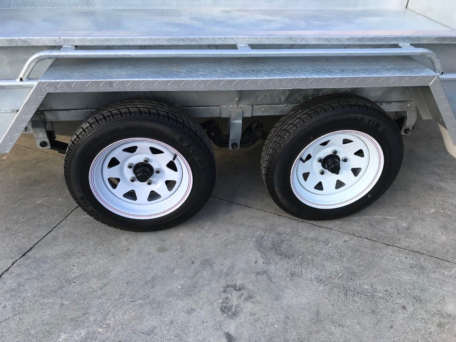 12x6 Tandem Galvanised Box Trailer For Sale Full Checker Plate - Trailer for Sale Brisbane — image 7