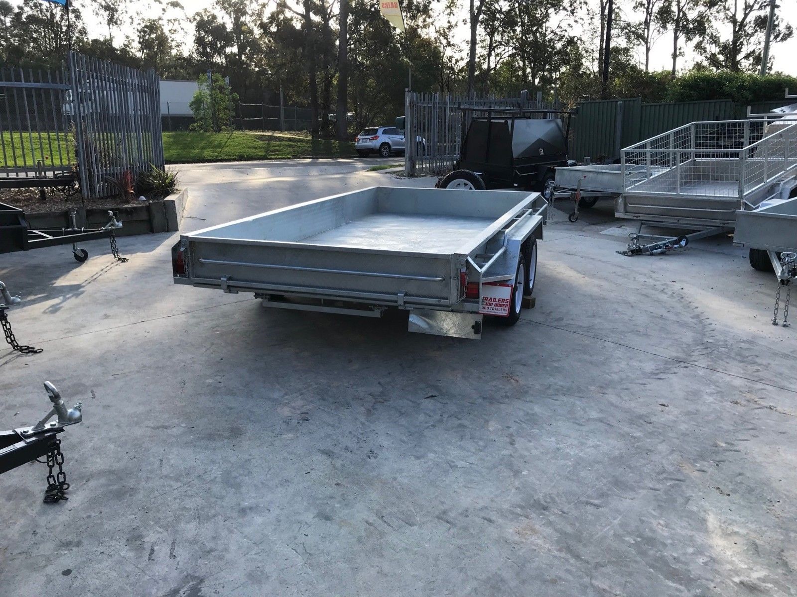 12x6 Tandem Galvanised Box Trailer For Sale Full Checker Plate - Trailer for Sale Brisbane — image 8