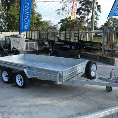 12x6 Tandem Galvanised Box Trailer For Sale Full Checker Plate - Trailer for Sale Brisbane — image 9