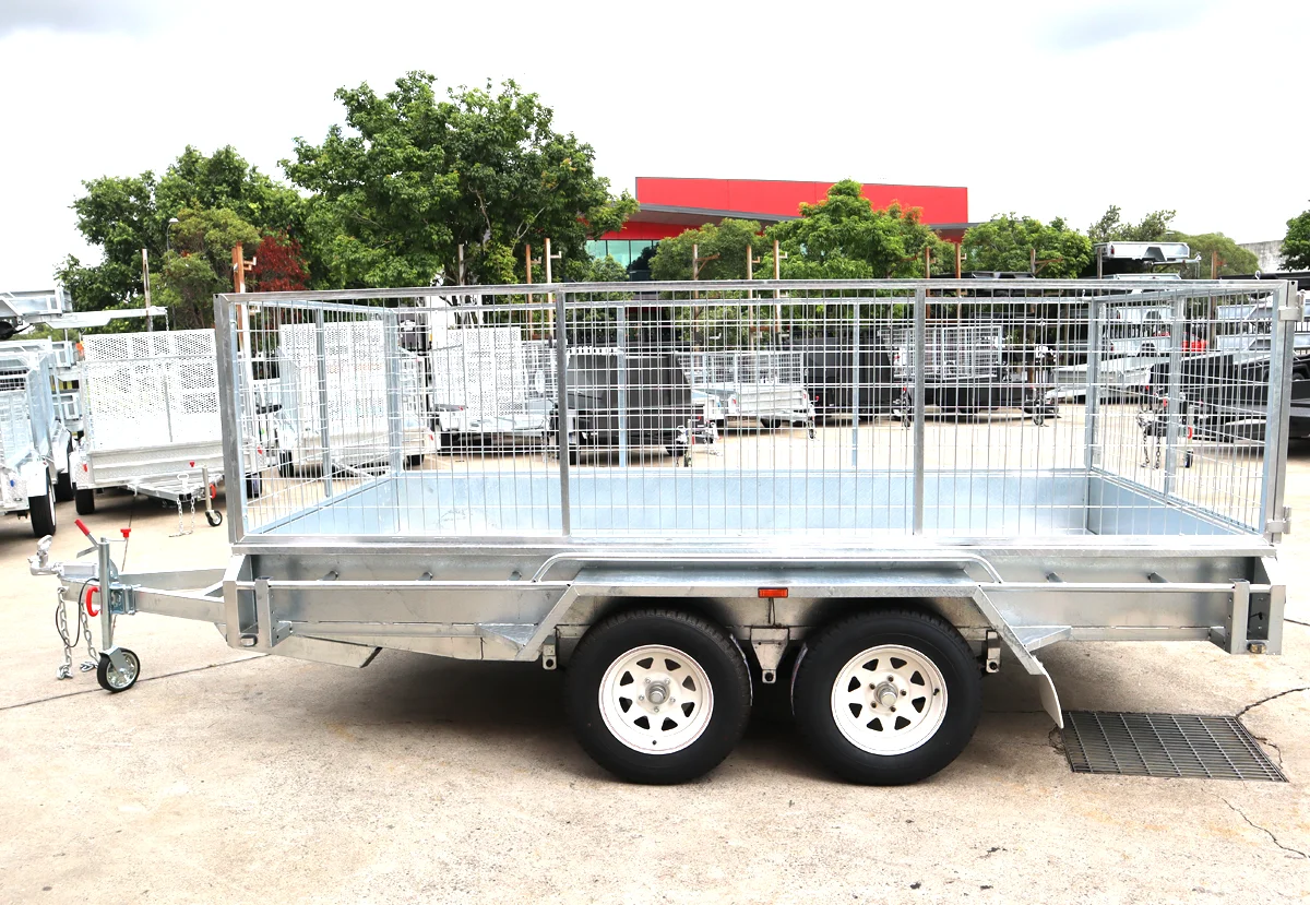 12x6 Galvanised Cage Trailer For Sale with 3ft (900mm) Cage — image 3