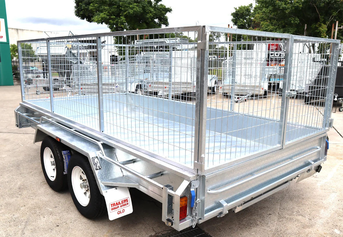 12x6 Galvanised Cage Trailer For Sale with 3ft (900mm) Cage — image 2
