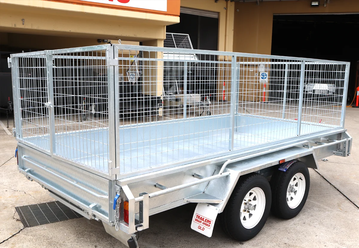 12x6 Galvanised Cage Trailer For Sale with 3ft (900mm) Cage — image 4