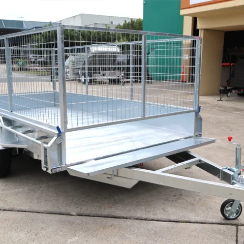 12x6 Galvanised Cage Trailer For Sale with 3ft (900mm) Cage — image 9