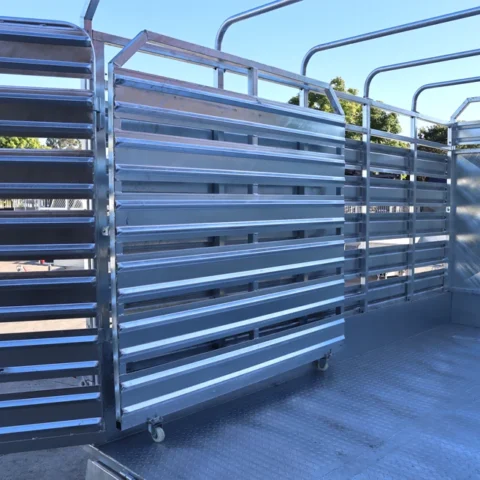 12x6 Heavy Duty Galvanised Stock Crate Trailer For Sale 3.2 Tonne ATM - Loganholme — image 2
