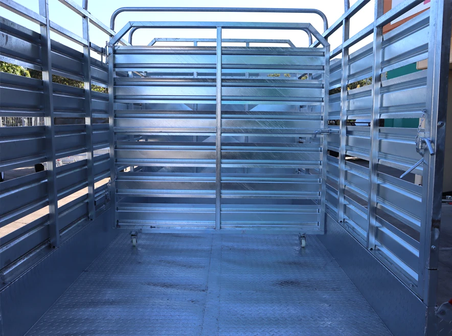 12x6 Heavy Duty Galvanised Stock Crate Trailer For Sale 3.2 Tonne ATM - Loganholme — image 12