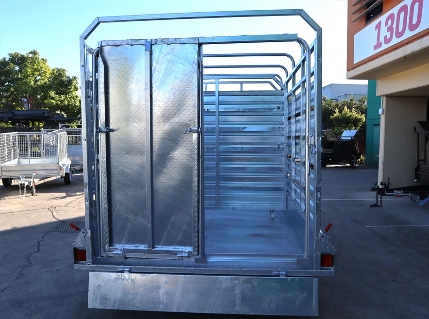 12x6 Heavy Duty Galvanised Stock Crate Trailer For Sale 3.2 Tonne ATM - Loganholme — image 10