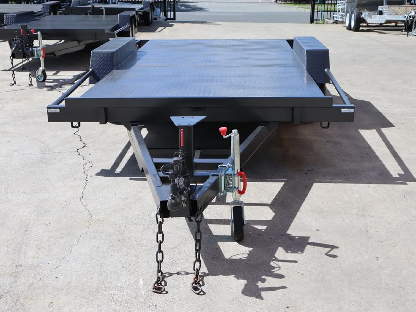 14x6'6 Semi Flat Car Carrier Trailer For Sale Brisbane — image 3