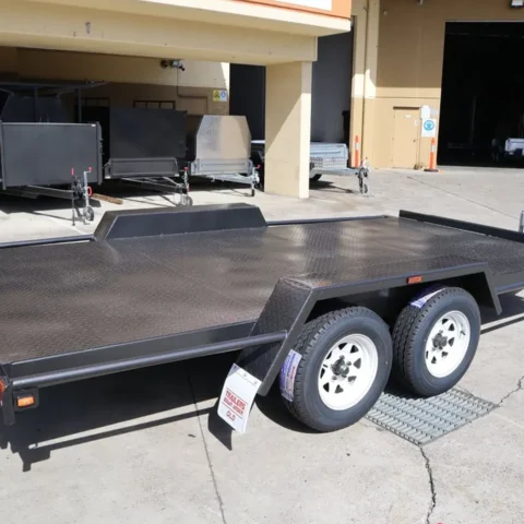 14x6'6 Semi Flat Car Carrier Trailer For Sale Brisbane — image 6