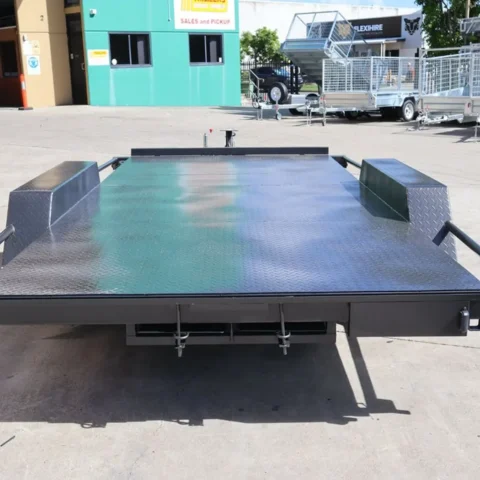 14x6'6 Semi Flat Car Carrier Trailer For Sale Brisbane — image 7