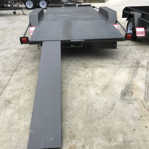 16x6'6'' Car Carrier - Beaver Tail Car Trailers Tandem Trailer with 6mm Chassis — image 2