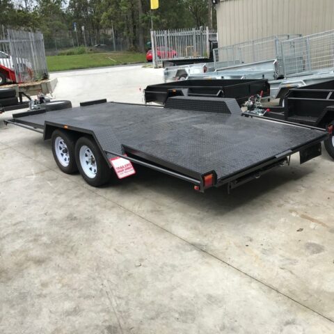 16x6'6'' Car Carrier - Beaver Tail Car Trailers Tandem Trailer with 6mm Chassis — image 3