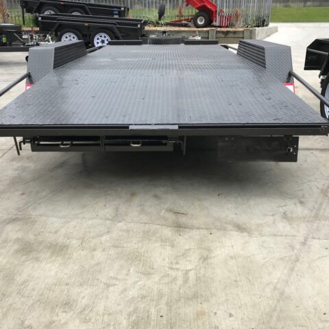 16x6'6'' Car Carrier - Beaver Tail Car Trailers Tandem Trailer with 6mm Chassis — image 5
