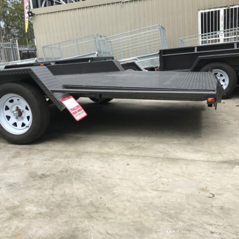 16x6'6'' Car Carrier - Beaver Tail Car Trailers Tandem Trailer with 6mm Chassis — image 9