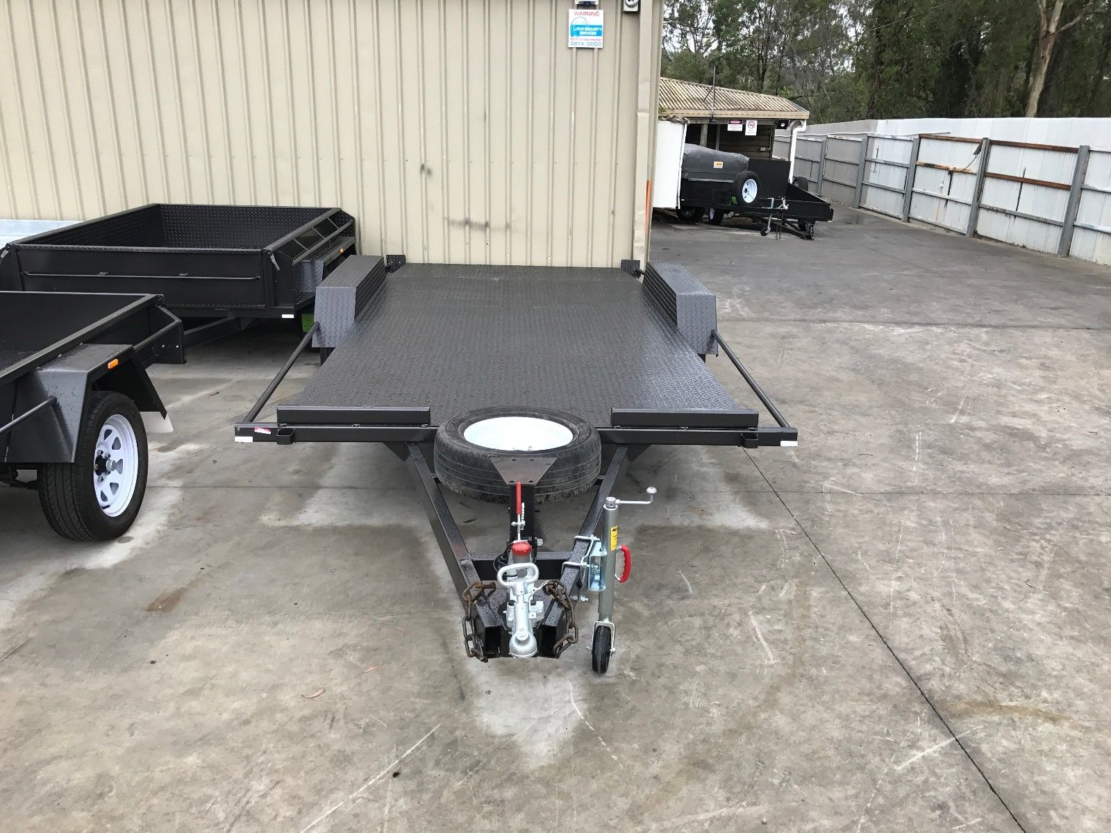 16x6'6'' Car Carrier - Beaver Tail Car Trailers Tandem Trailer with 6mm Chassis — image 10