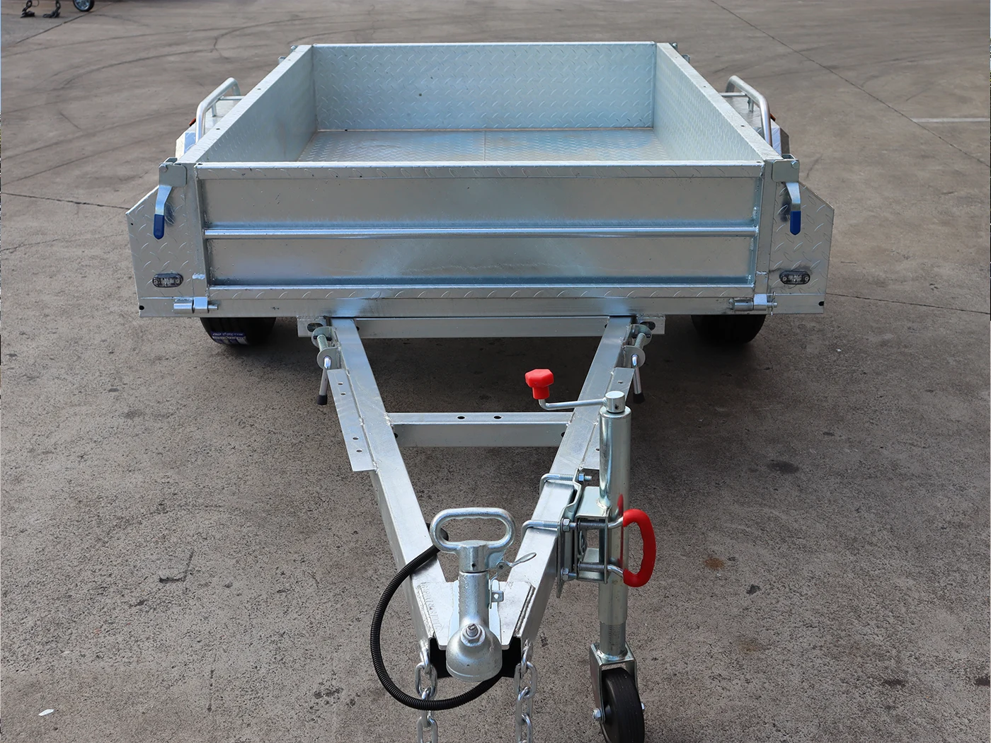 6x4 Heavy Duty Galvanised Single Axle Trailer Tilt Function - Fully Welded Box Trailer for Sale Brisbane — image 3