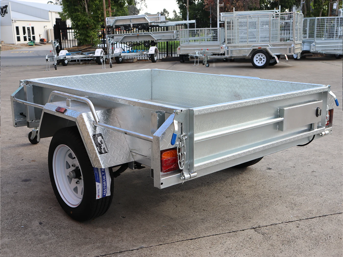 6x4 Heavy Duty Galvanised Single Axle Trailer Tilt Function - Fully Welded Box Trailer for Sale Brisbane — image 8