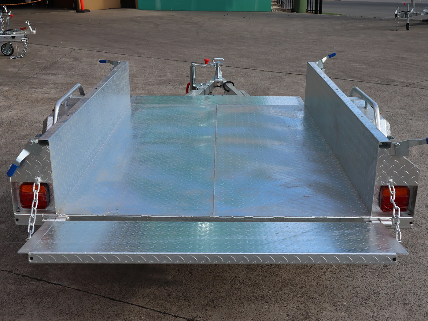 6x4 Heavy Duty Galvanised Single Axle Trailer Tilt Function - Fully Welded Box Trailer for Sale Brisbane — image 7