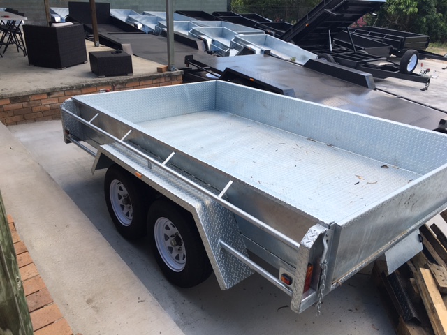 10x6 Heavy Duty Tandem AUSSI Galvanised Trailer for Sale - Fully Welded