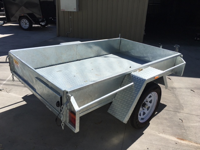 7x4 Single Axle Aussi Galvanised Box Trailer For Sale - Brisbane — image 2