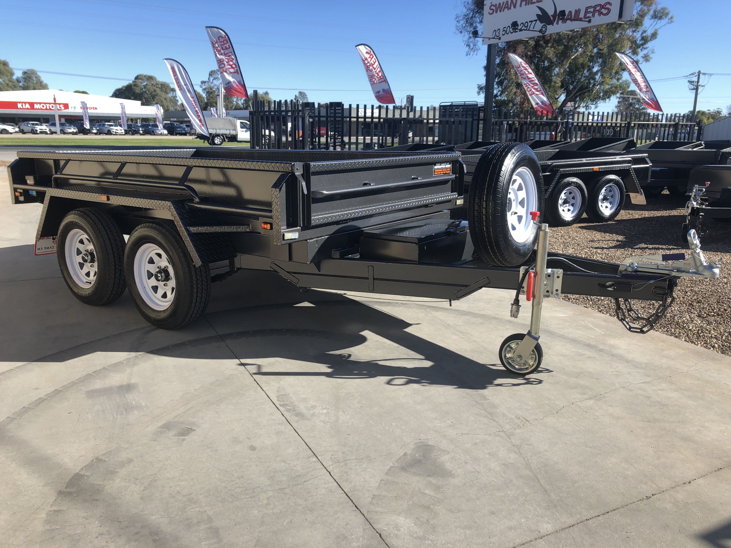 8x5 Deluxe Heavy Duty Tandem Hydraulic Tipper Trailer for Sale - Brisbane — image 9