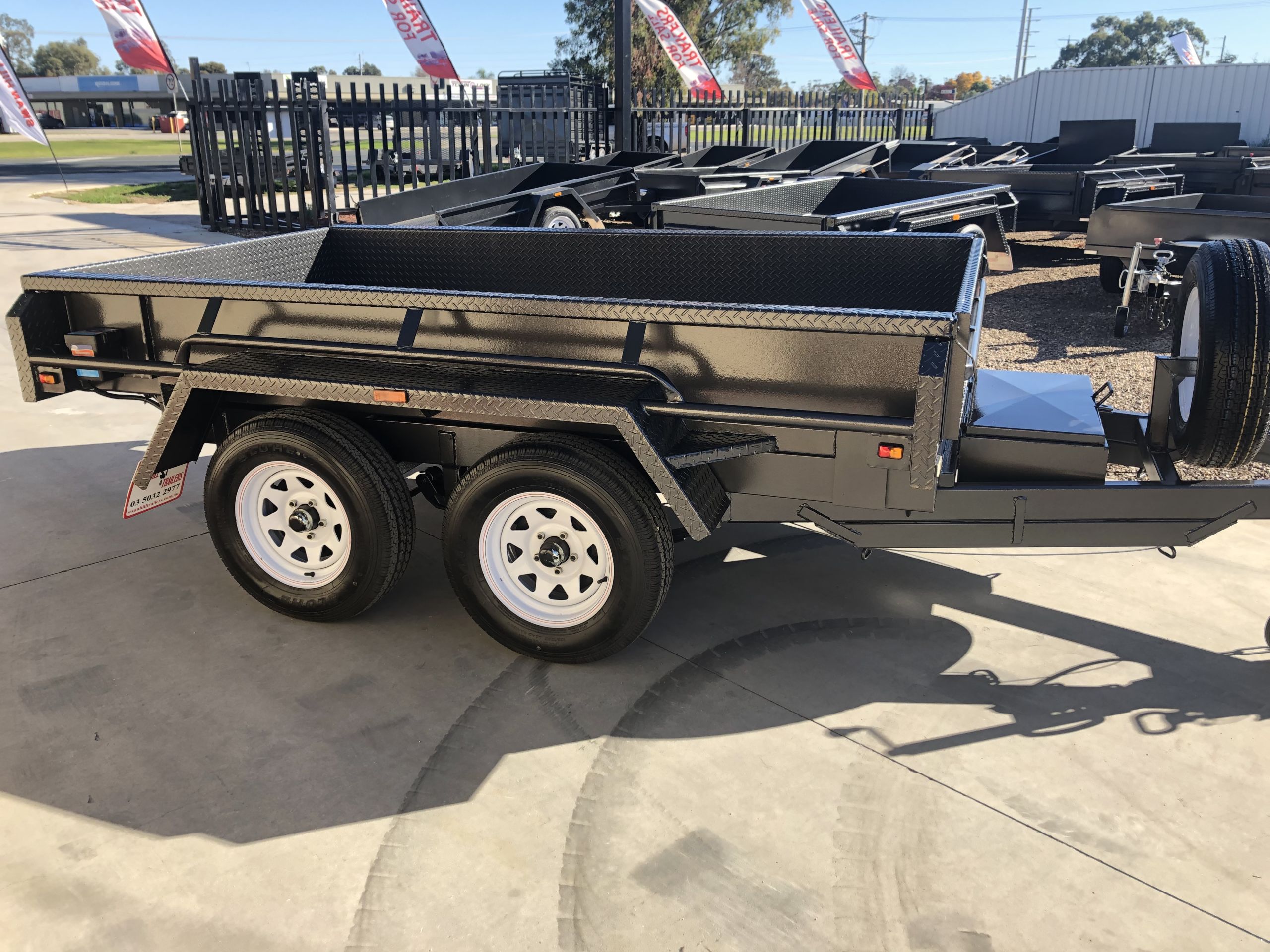 8x5 Deluxe Heavy Duty Tandem Hydraulic Tipper Trailer for Sale - Brisbane — image 10