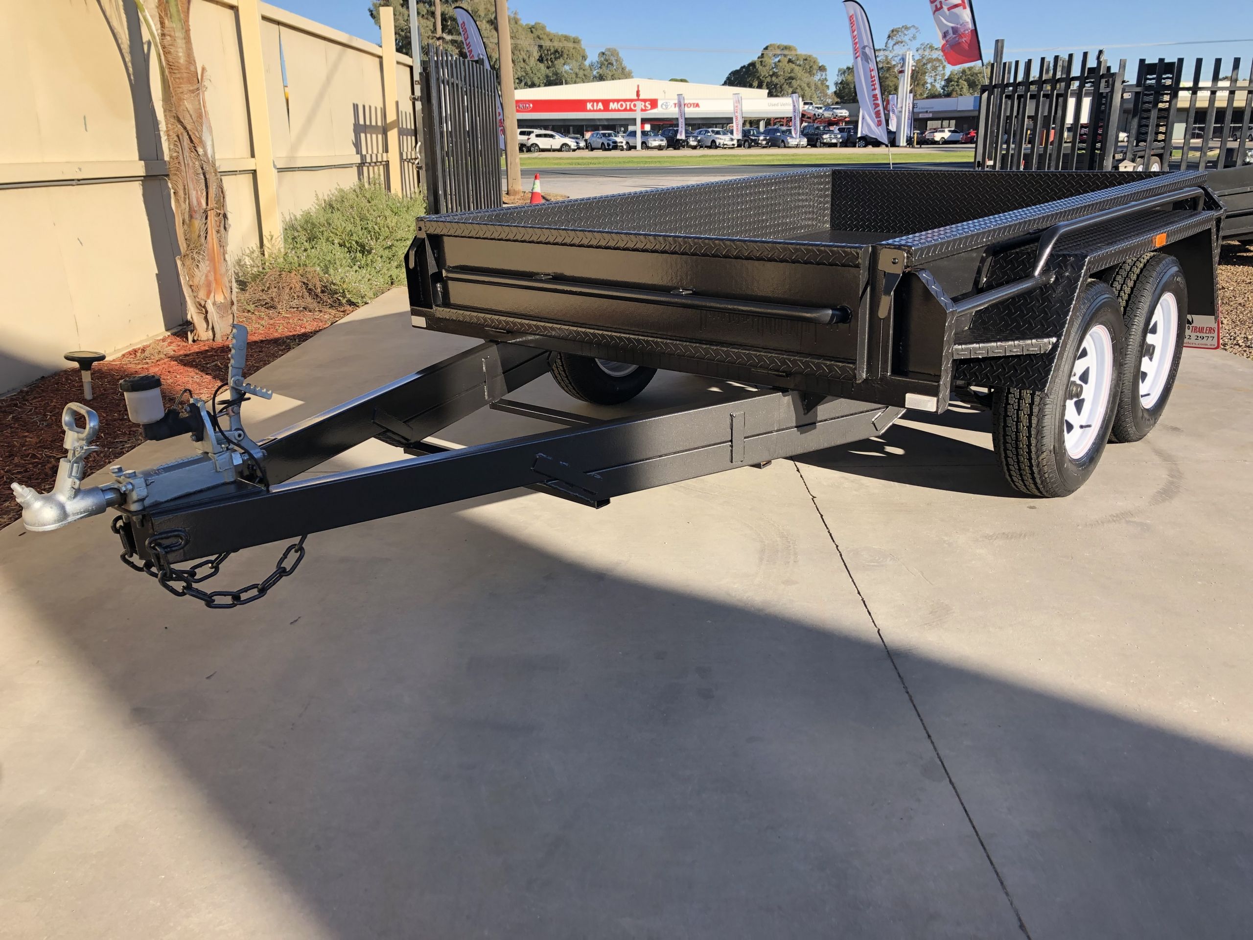 8x5 Deluxe Heavy Duty Tandem Box Trailer For Sale Brisbane