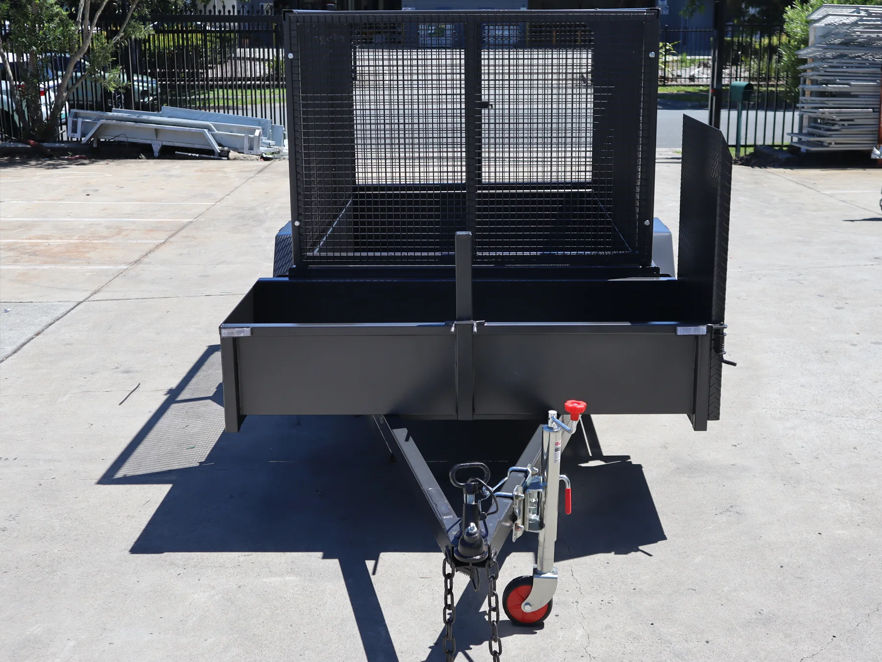 Gardening Trailer with Mower Box & Cage For Sale in Brisbane — image 2