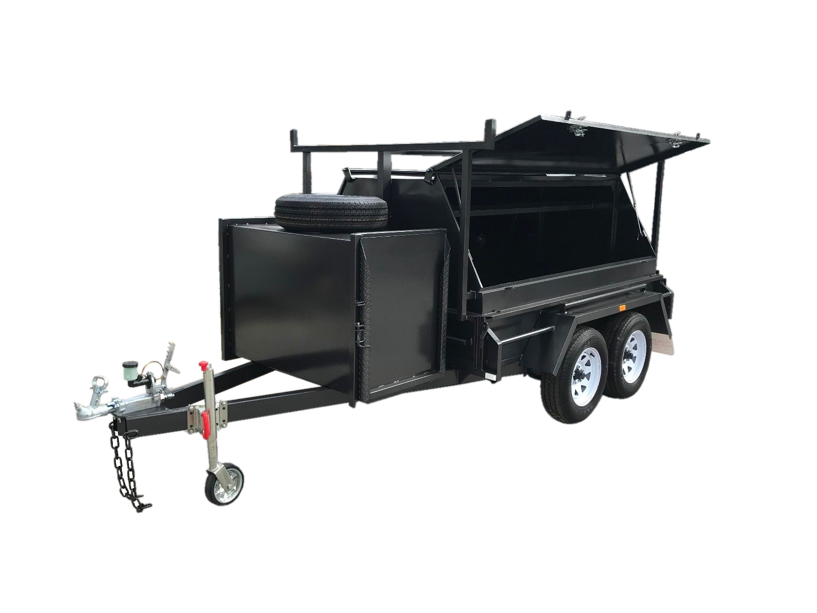 8x5 Tandem Tradesman Trailer For Sale With Compressor Box