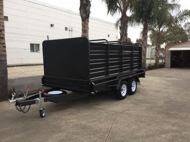 10x6 Tandem Sheep Crate Australian Build Trailer For Sale Brisbane