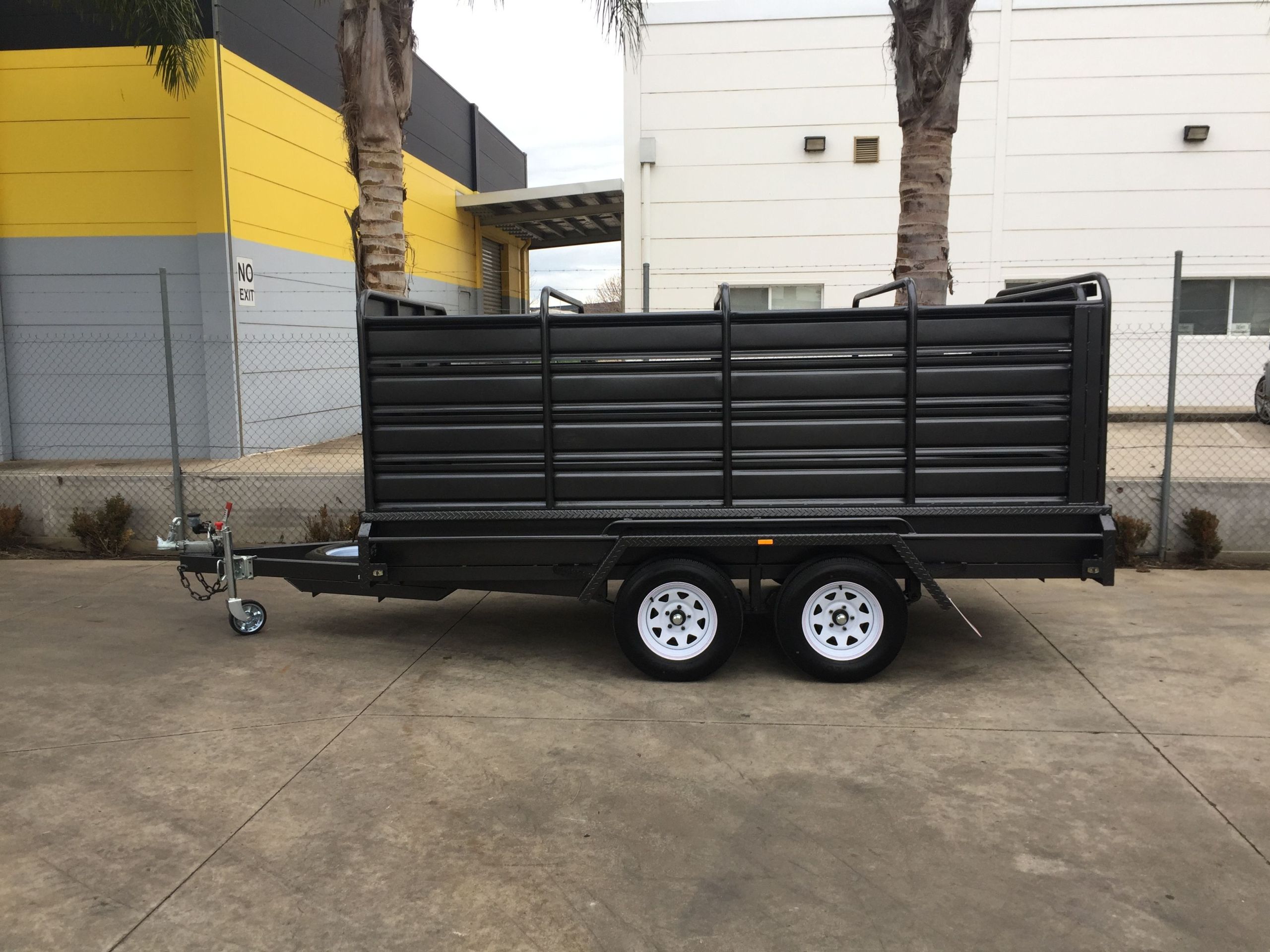 10x6 Tandem Sheep Crate Australian Build Trailer For Sale Brisbane — image 2