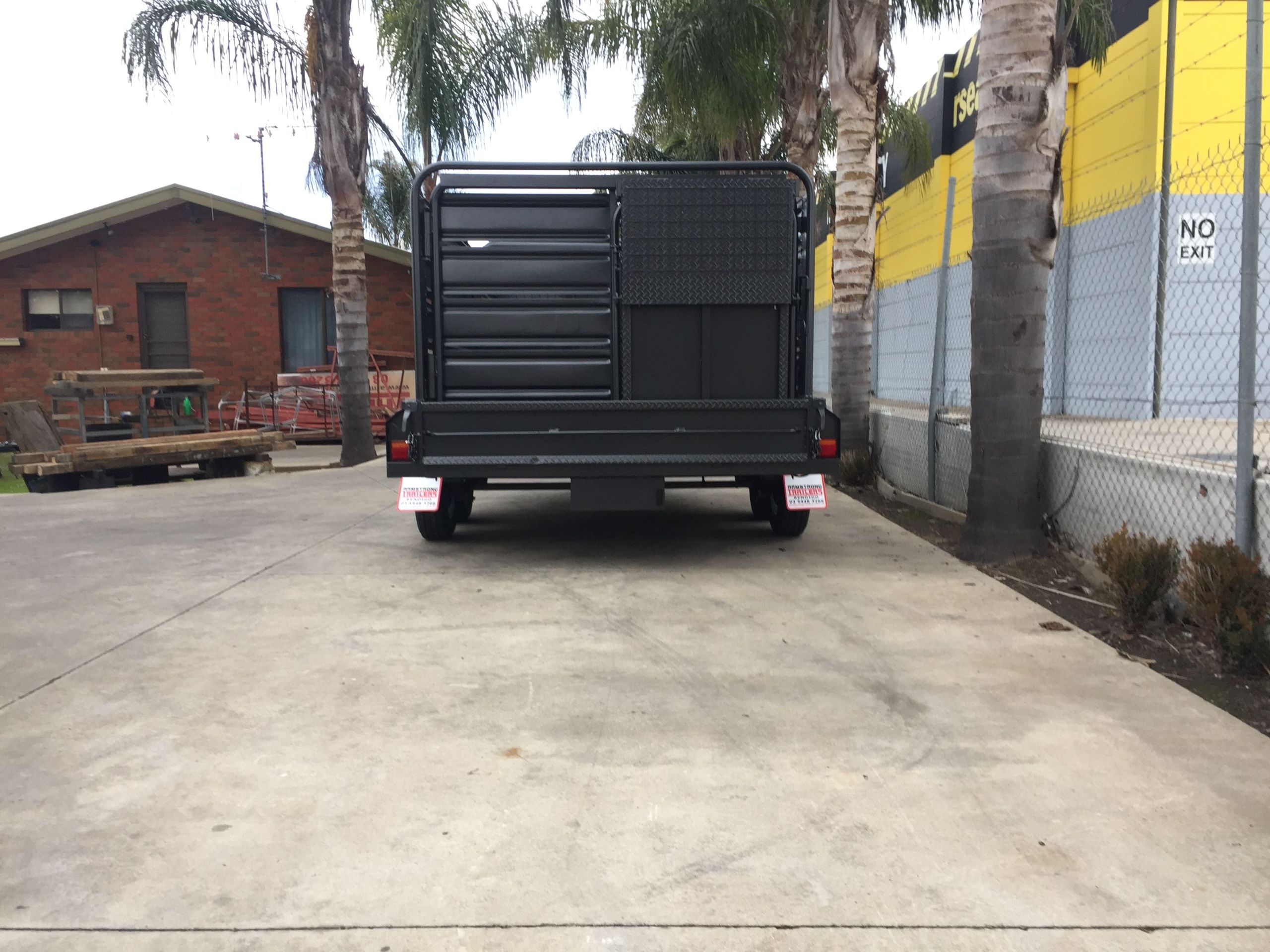 10x6 Tandem Sheep Crate Australian Build Trailer For Sale Brisbane — image 3