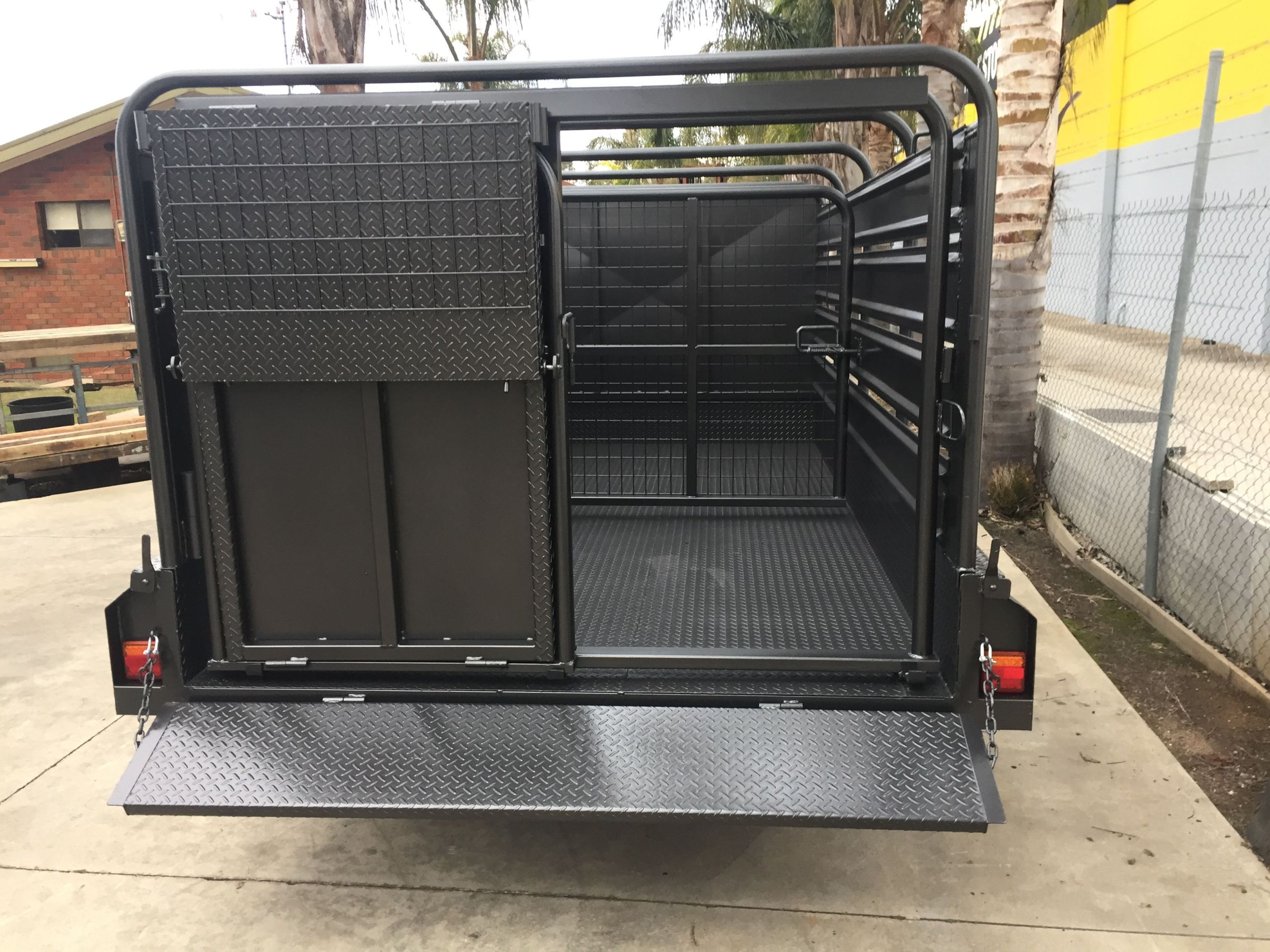 10x6 Tandem Sheep Crate Australian Build Trailer For Sale Brisbane — image 4