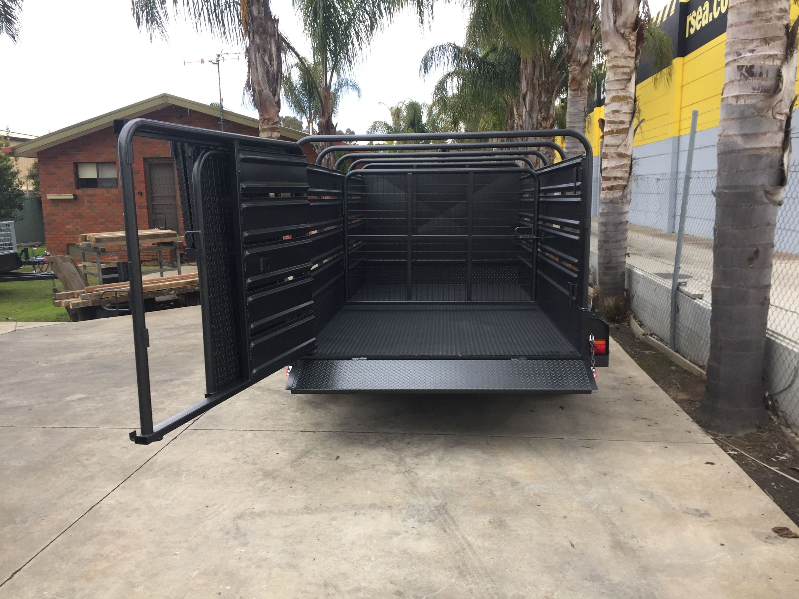 10x6 Tandem Sheep Crate Australian Build Trailer For Sale Brisbane — image 5