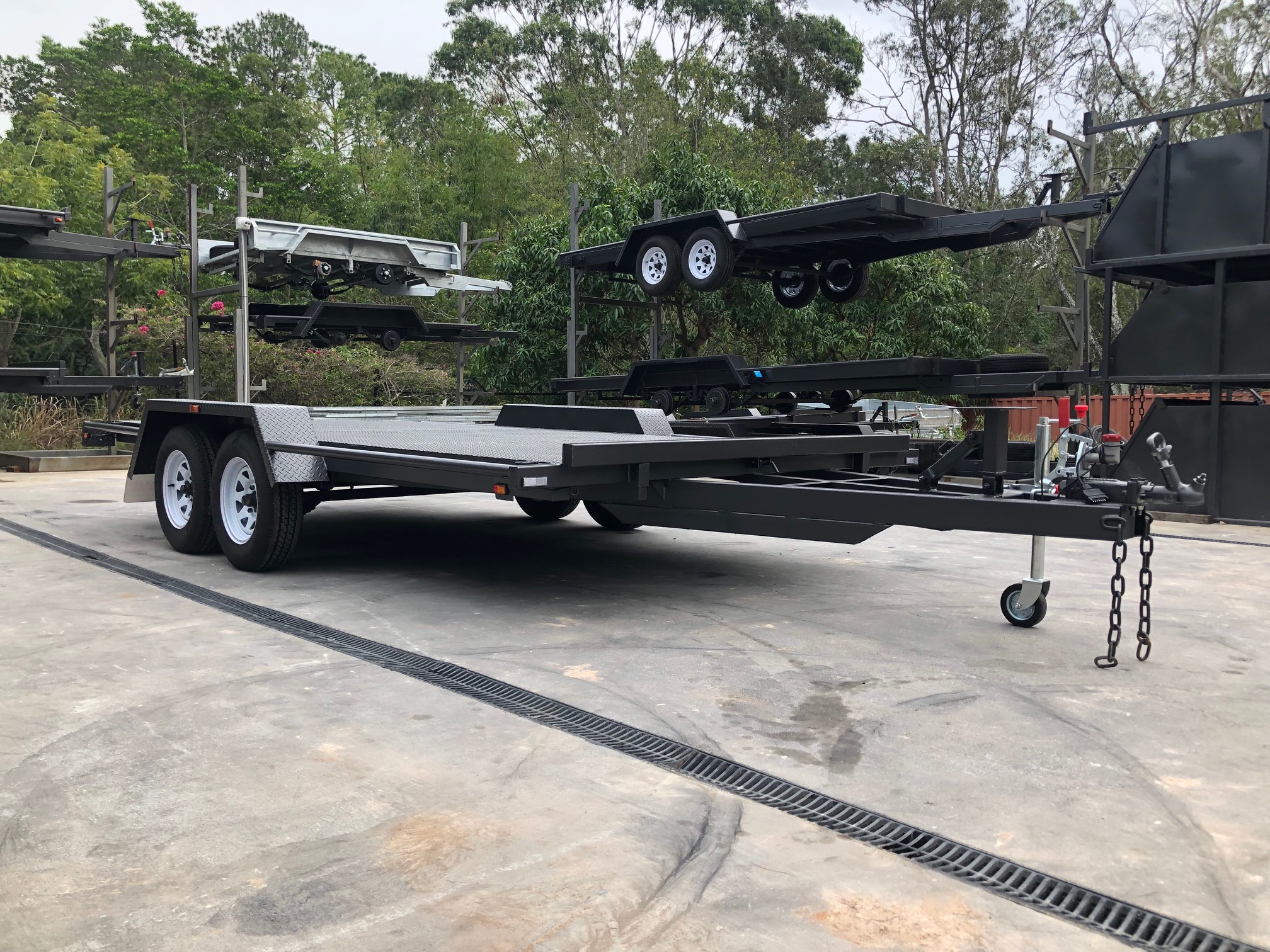 14x6'6 Semi Flat Car Carrier Trailer For Sale Brisbane — image 3
