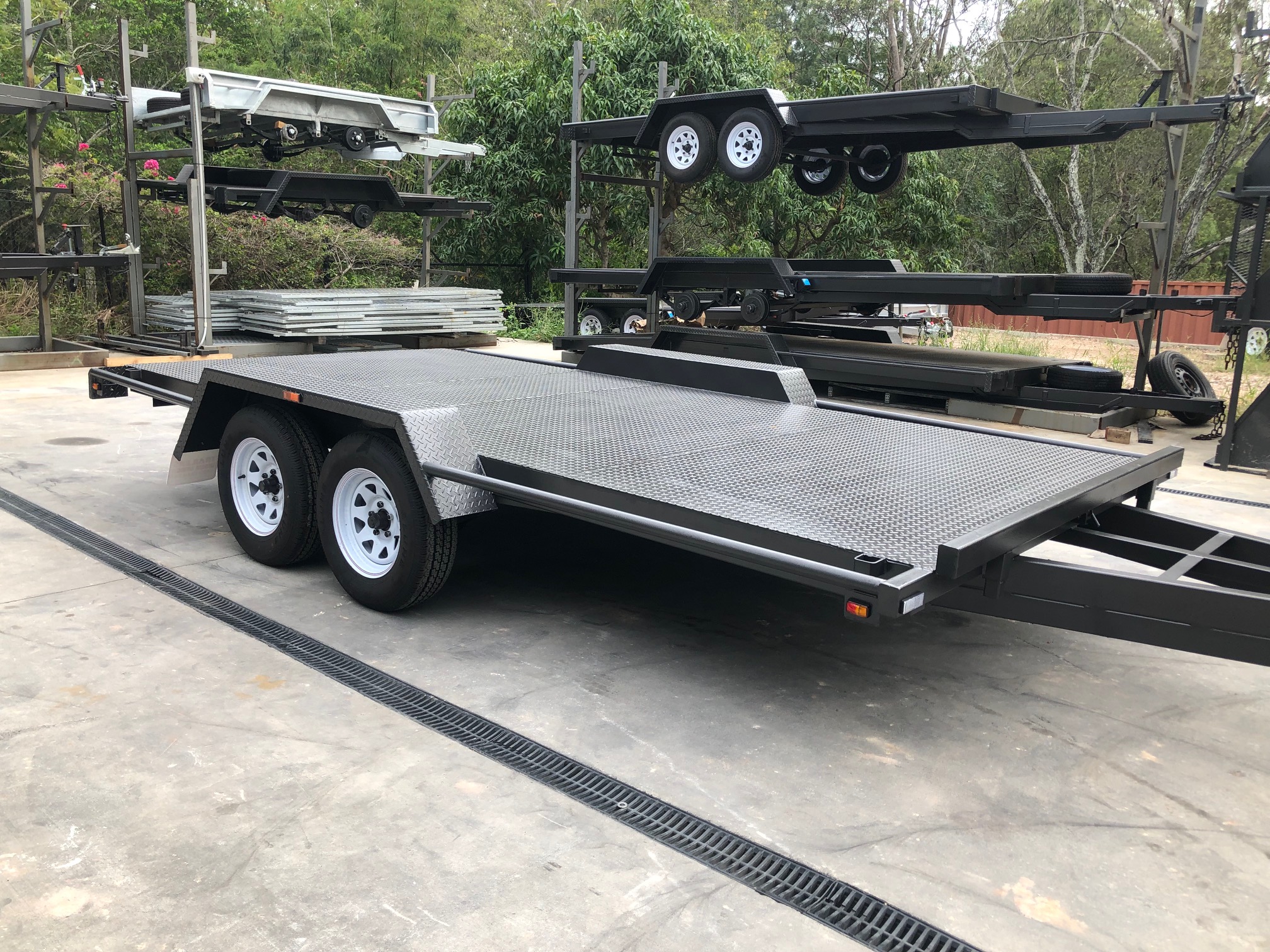 14x6'6 Semi Flat Car Carrier Trailer For Sale Brisbane — image 5