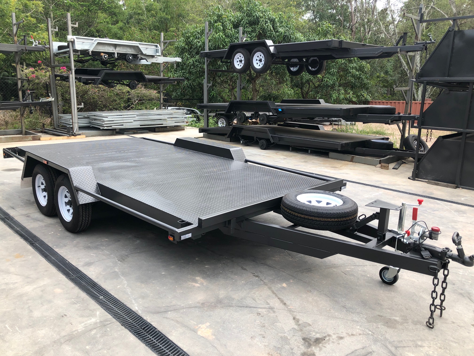 14x6'6 Semi Flat Car Carrier Trailer For Sale Brisbane — image 6