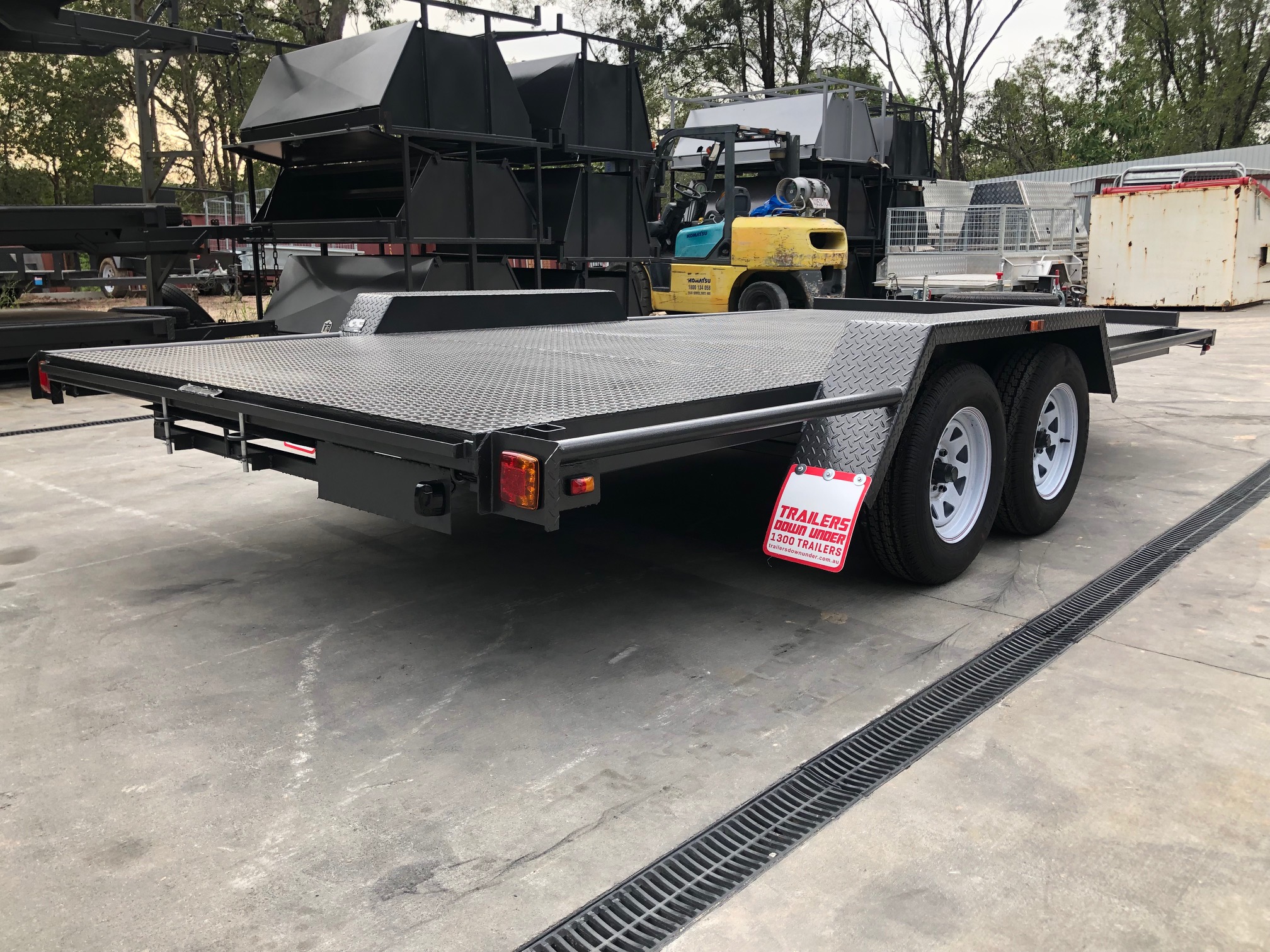 14x6'6 Semi Flat Car Carrier Trailer For Sale Brisbane — image 7