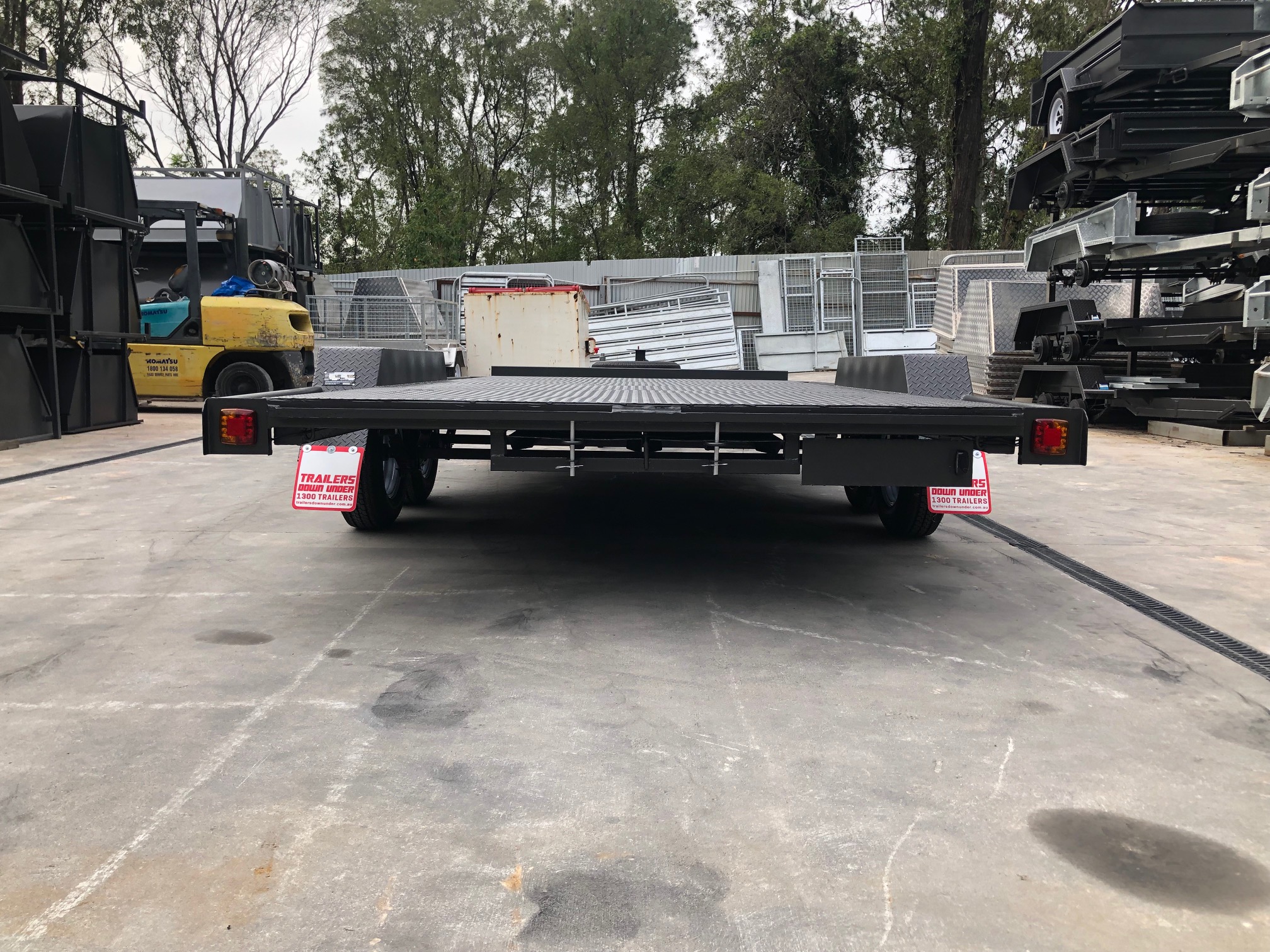 14x6'6 Semi Flat Car Carrier Trailer For Sale Brisbane — image 8