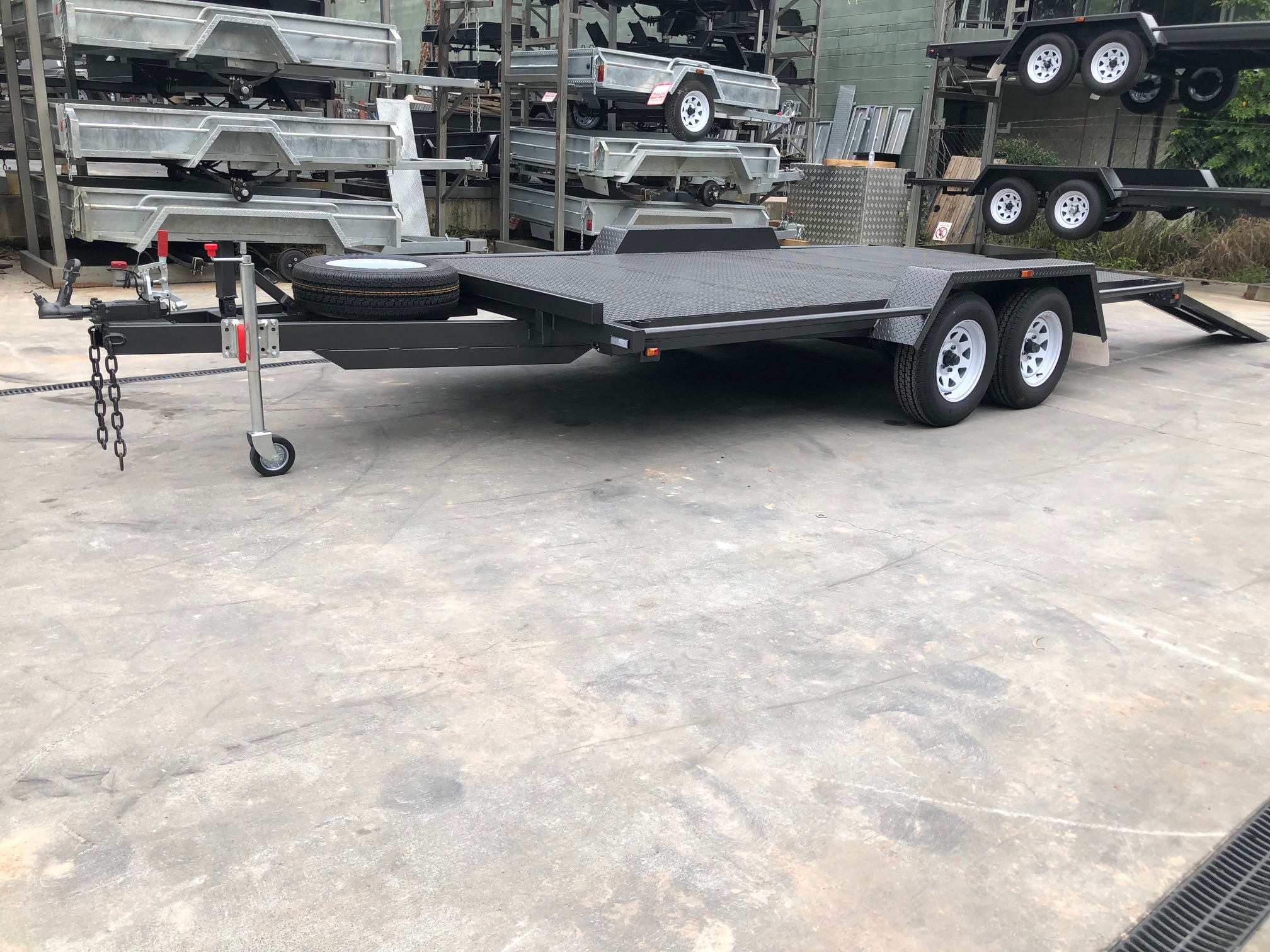 14x6'6 Semi Flat Car Carrier Trailer For Sale Brisbane — image 11