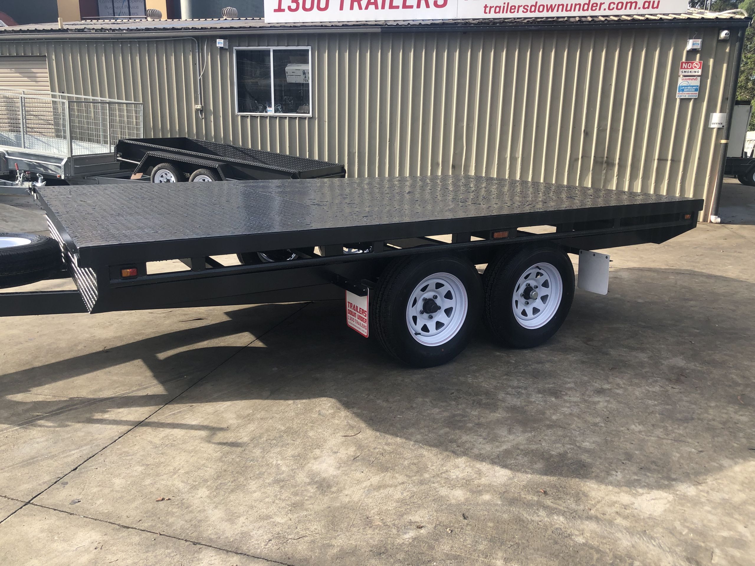 10x6 Heavy Duty Tandem Flat Top Trailer For Sale — image 11