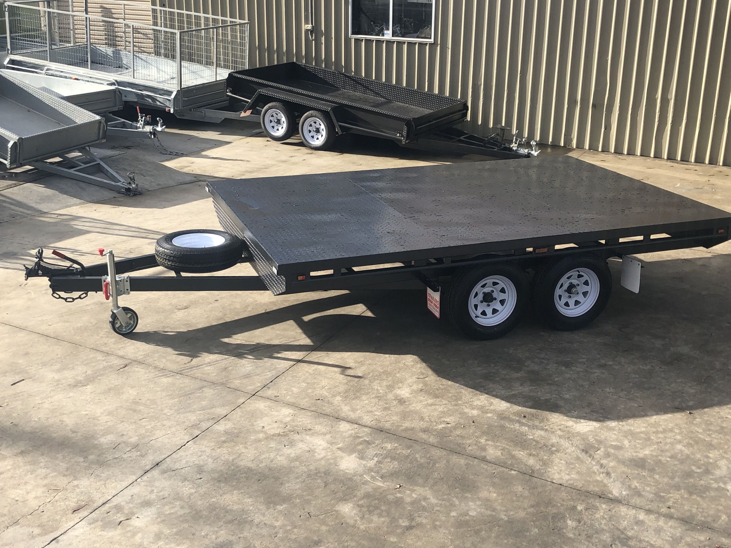 10x6 Heavy Duty Tandem Flat Top Trailer For Sale — image 5