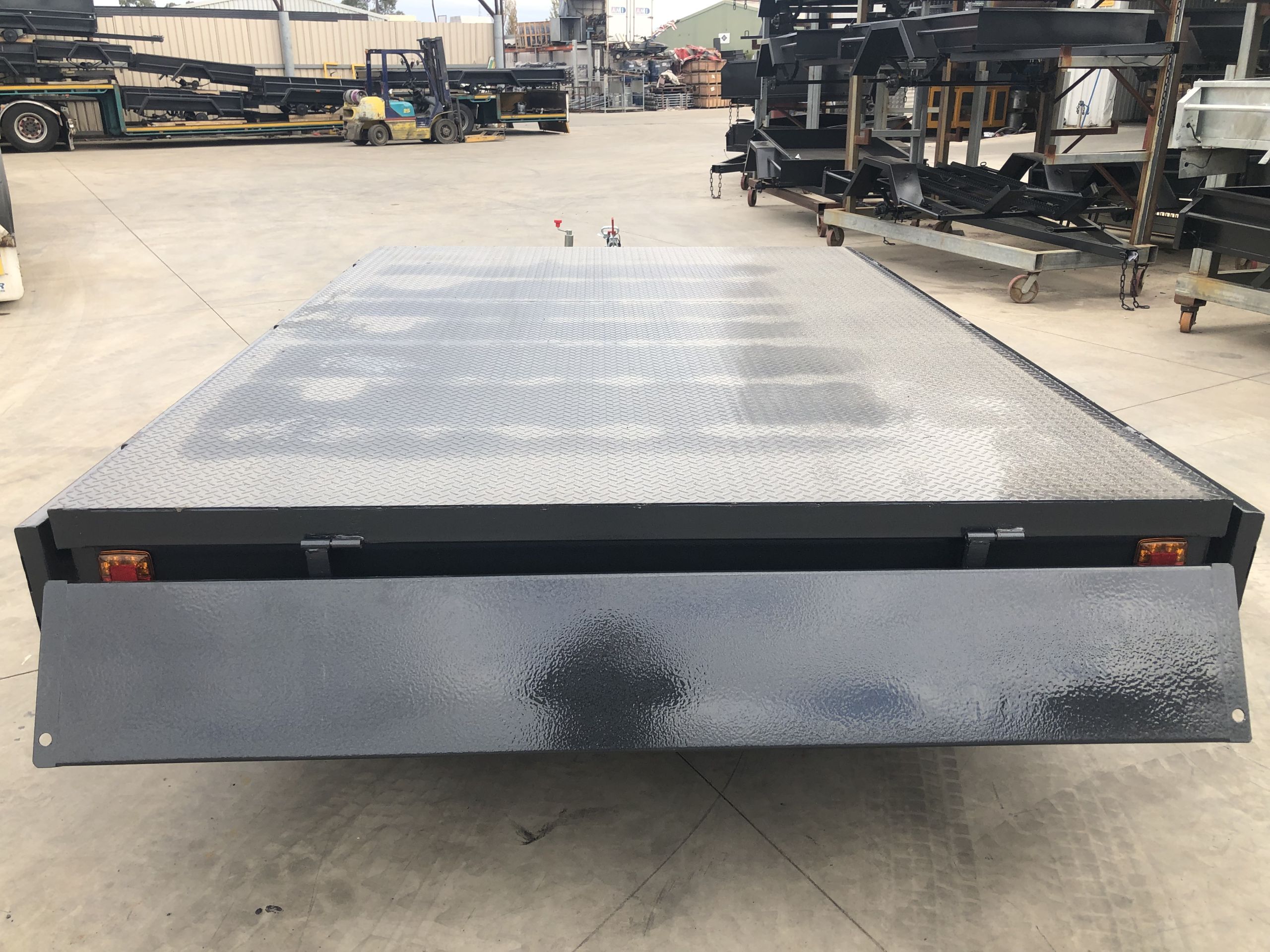 10x6 Heavy Duty Tandem Axle Flat Top Trailer with Drop Sides For Sale — image 16