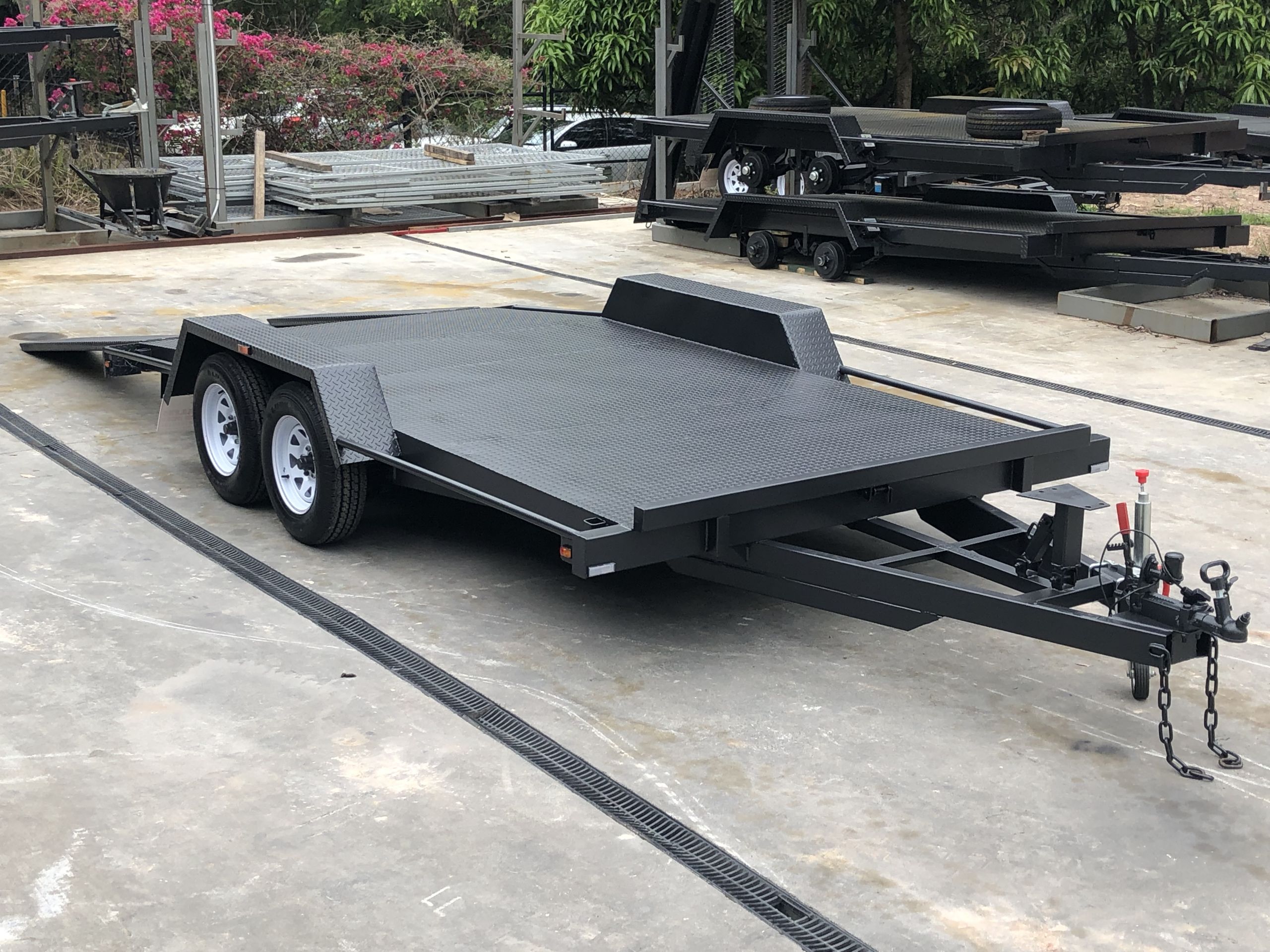 14x6'6" Beaver Tail Car Carrier For Sale